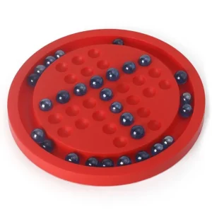 Toysbox Senior Colourful Brainvita Board Game 33 Pieces - Red