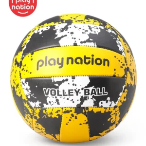 Play Nation Size 4 Volleyball - Black & Yellow