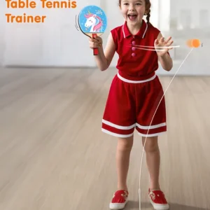 Fab N Funky Table Tennis Trainer Wooden - Multicolour