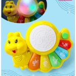 Babyhug Learn N Play Caterpillar Musical Drum Piano With Lights and Animal Sounds| Volume Control Early Educational Learning Toy| Musical Toy with Flashing Lights Drum Piano for 3 Years+ Kids| Gifting Toy| BIS