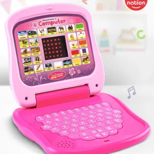 Play Nation Educational Electronic Laptop with LED Screen - Pink