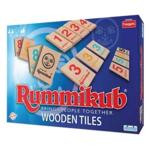 Funskool Rummikub Wooden Tiles Strategic Board Game - Multicolour