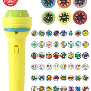 Play Nation Projector Flashlight Torch with 6 Reels 48 Pattern - Multi color