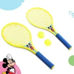 Babyhug Disney Mickey Beach Racket Set - Multicolor | Designed for Beach & Outdoor Games | Fun Disney Mickey Print | Safe for Children | Encourages Active Play & Sports Skills | BIS Certified