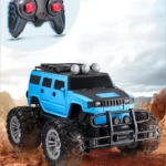 Babyhug Premium Off Roader Rechargeable Remote Control Truck With Normal & Turbo Speed & 4 Headlight Modes - Sky Blue