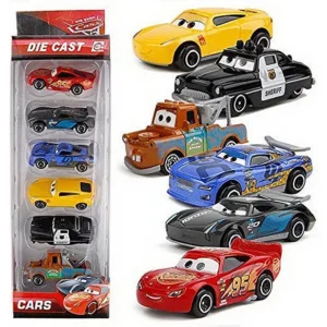 NEGOCIO Free Wheel Diecast Metal Toy Hot Wheels Car Pack Of 6 - Multicolor