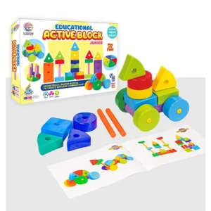 Ratnas Active Blocks Junior Play Set - 26 Pieces (Color May Vary)