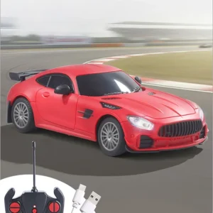 Babyhug 1:24 C-Type Rechargeable Remote Control Racing Car BIS Certified - Red