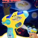 Fiddlerz 3D Projector Musical Gun Toy for Kids with LED Lights Music & Action Sounds Battery Operated Fun Pretend Play Gun for Boys & Girls - Pack of 1