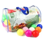 little fingers Little Finger Colorful Soft Plastic Pool Balls Pack of 100 for kids - Multicolor
